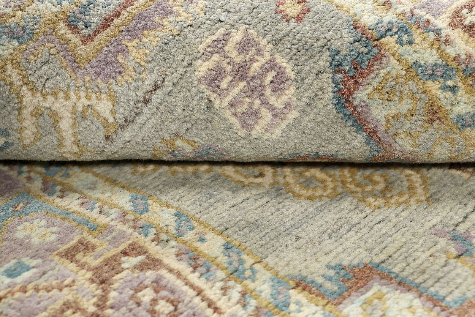 Vintage Afghan Hand Knotted Living Room Bedroom Rug photo 195.0
