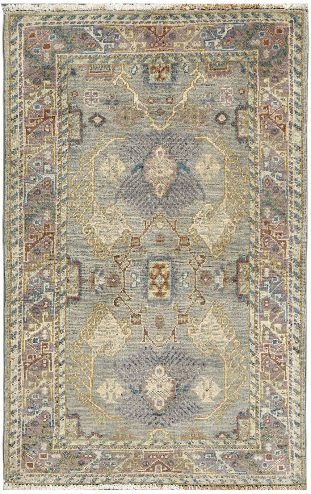 Vintage Afghan Hand Knotted Living Room Bedroom Rug