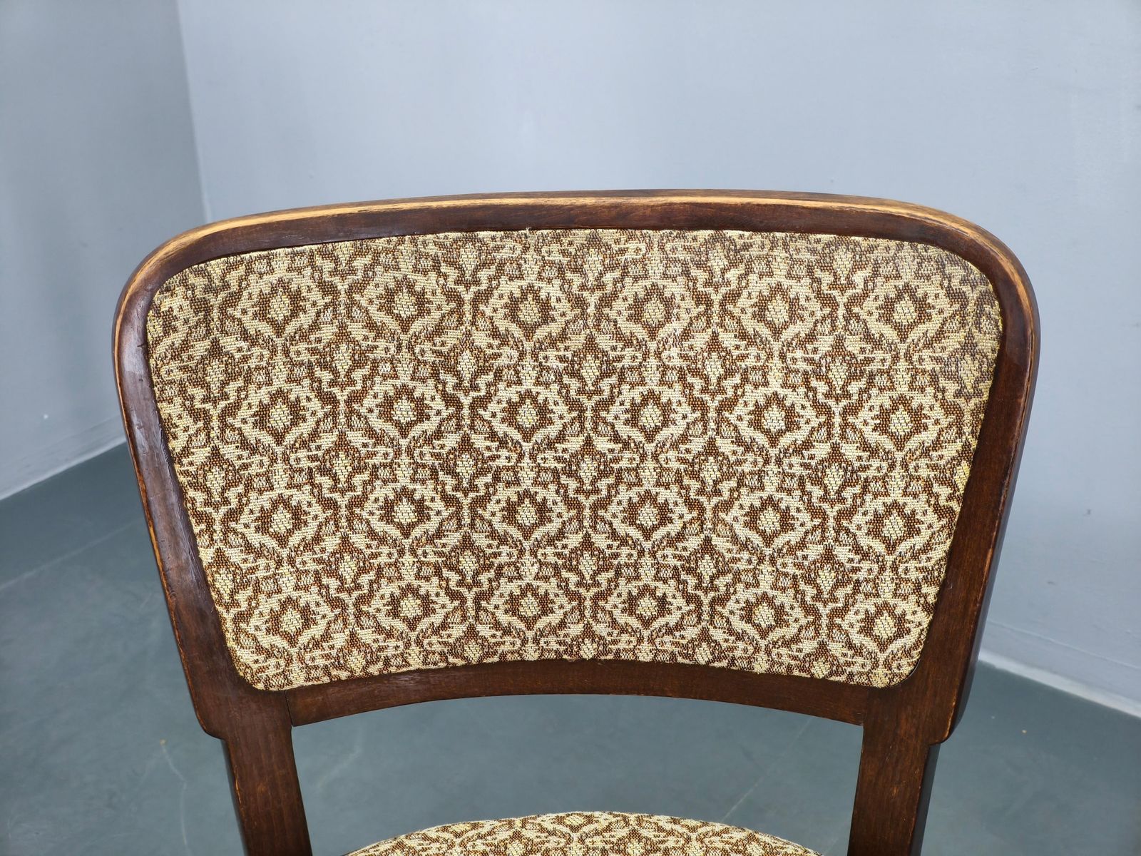 Furniture Set Of Four Dining Chairs Produced By Thonet In Czechoslovakia During The 1940s. photo