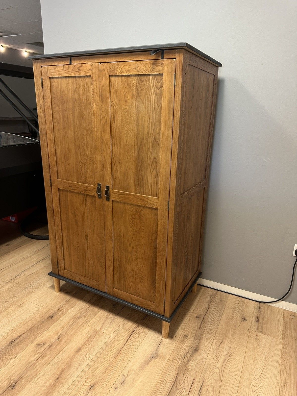 Oak Furnitureland French Farmhouse Rustic Solid Double Wardrobe Painted #2