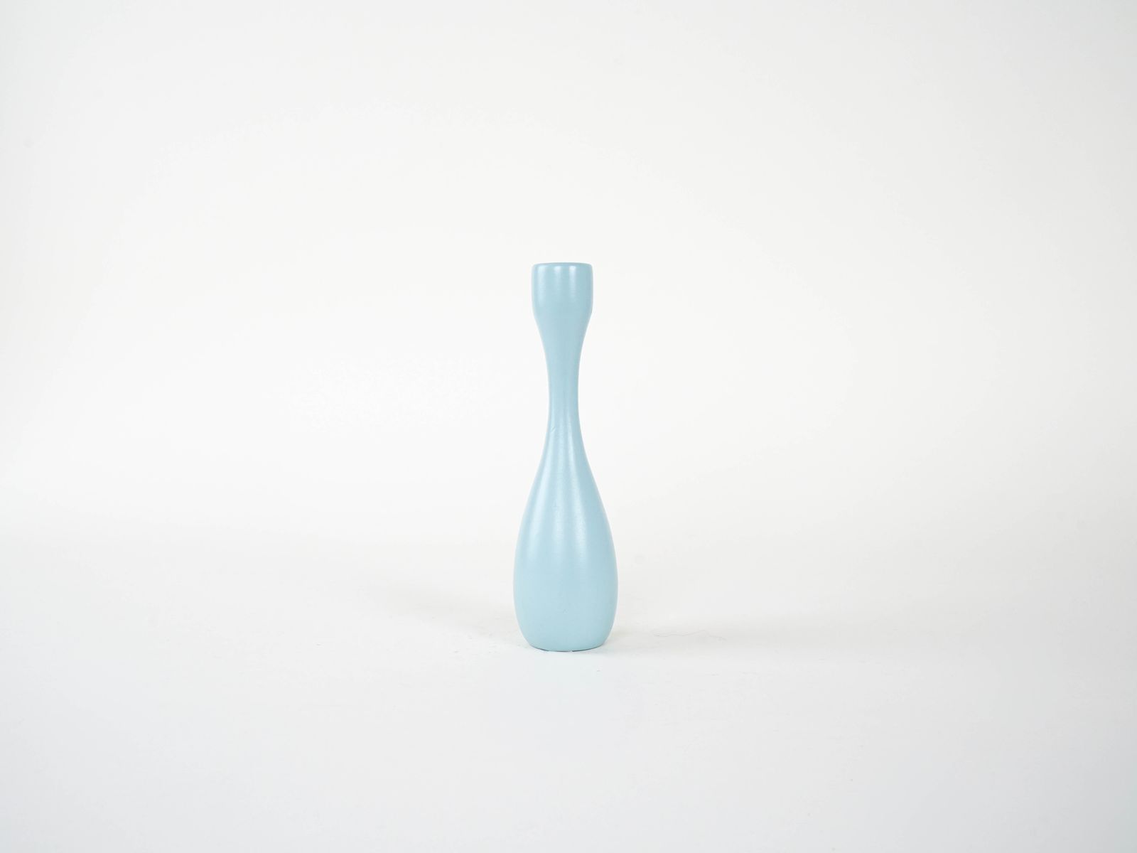Pastel Blue Candleholder, Danish Design, 1970s, Made In Denmark photo furniture