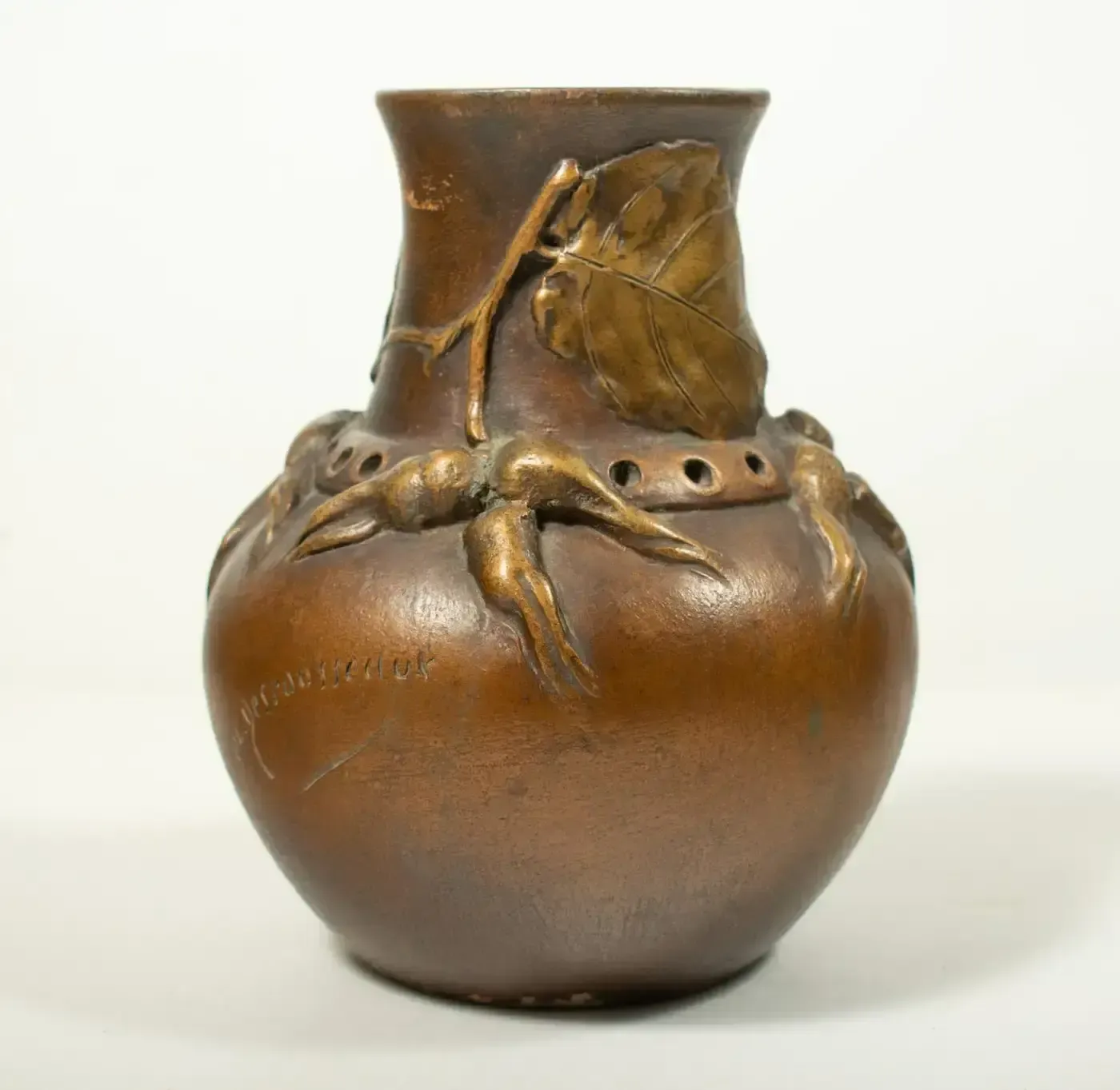 Henri Laurent Desrousseaux (1862 1906), L'Isle-Adam : vase Art Nouveau français photo vinterior