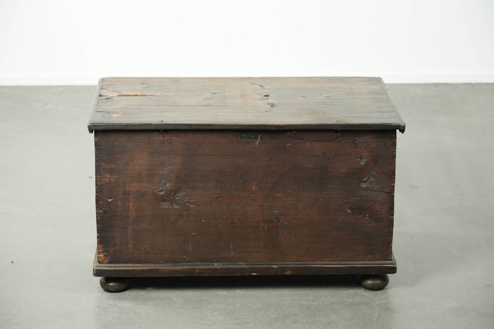 Subtle And Decorative Hand Painted Antique Austrian Bridal Chest With Character photo vinterior