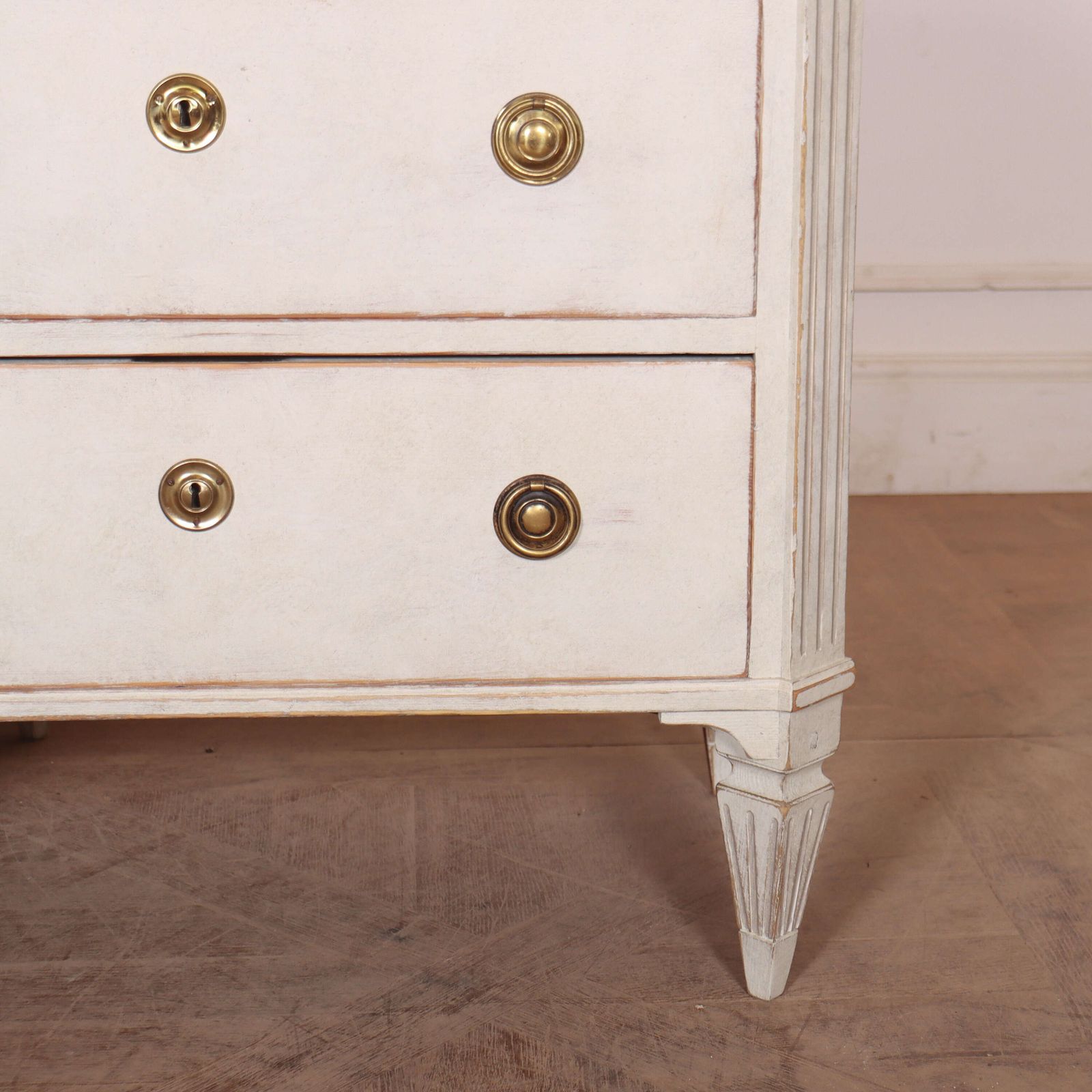 Pair Of Swedish Painted Commodes photo Furniture