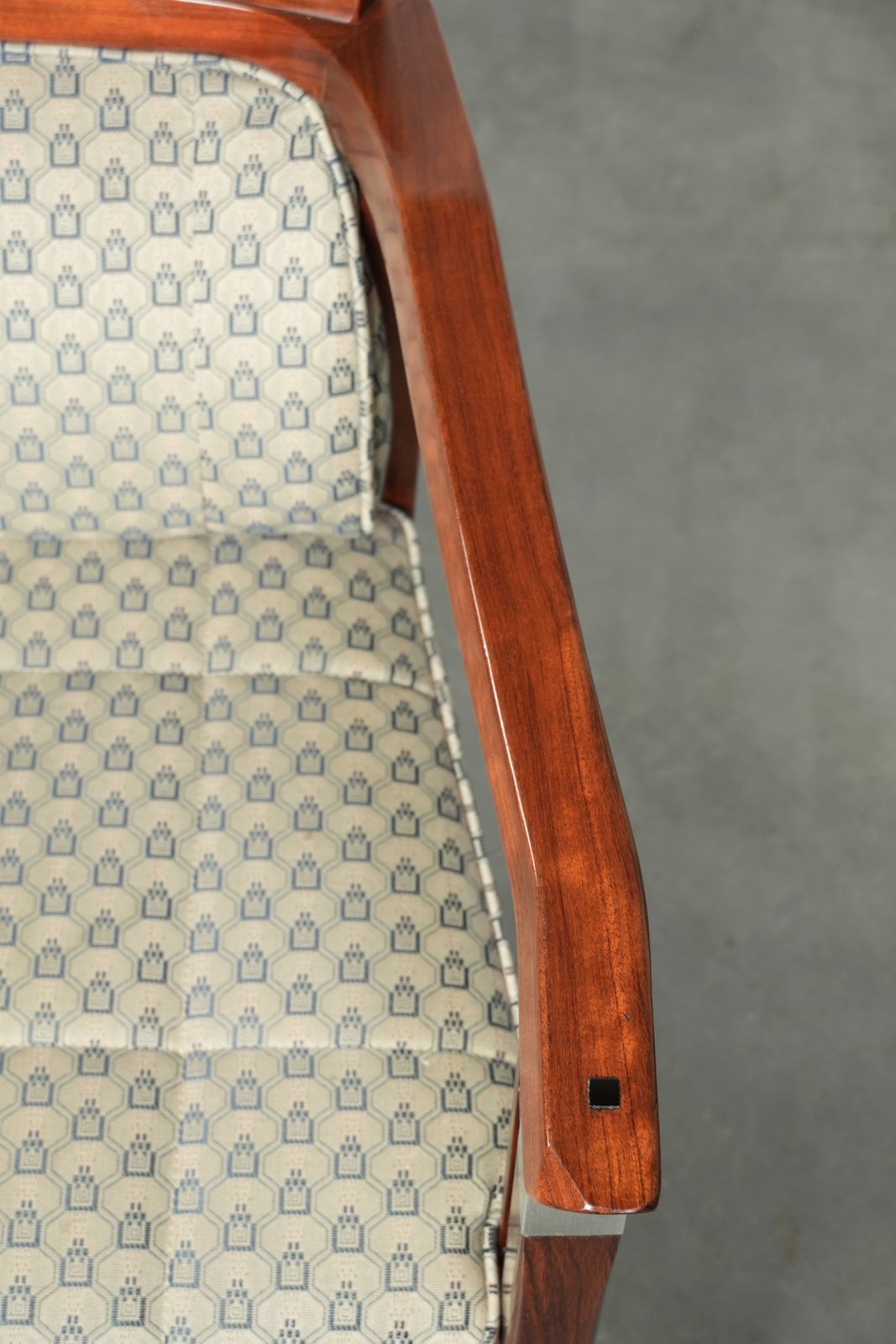photo buy Stunning Art Deco Design Schuitema Dining Chairs From The Decoforma Series In Very Good Condition With Luxurious Fabric Upholstery.