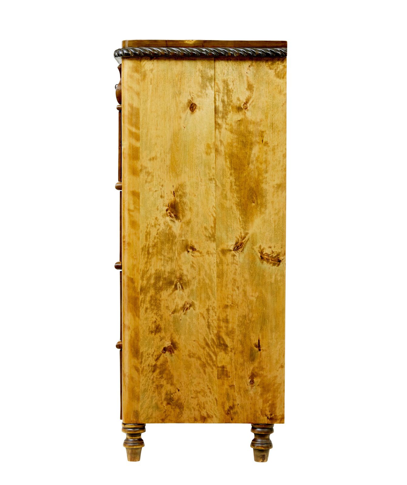 Swedish 19th Century Carved Birch Chest Of Drawers photo buy