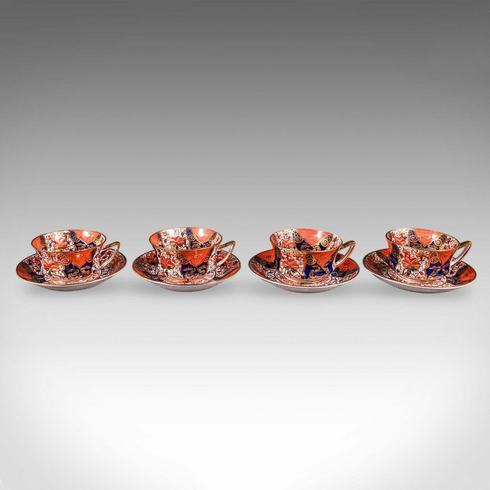 Antique 10 Person Afternoon Tea Service, English, Cup, Saucer, Bowl, Victorian photo Home Decor
