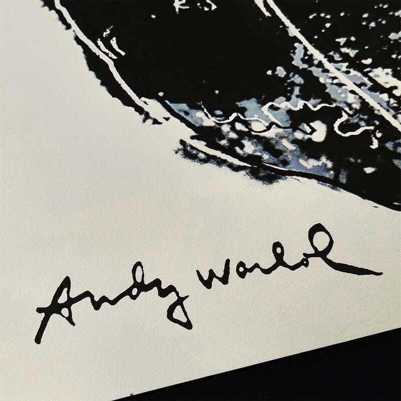 1980s Big Andy Warhol "Panda" Limited Edition Lithograph Numbered In Pencil By Cmoa. 60cm / 23.62 Inches photo for sale