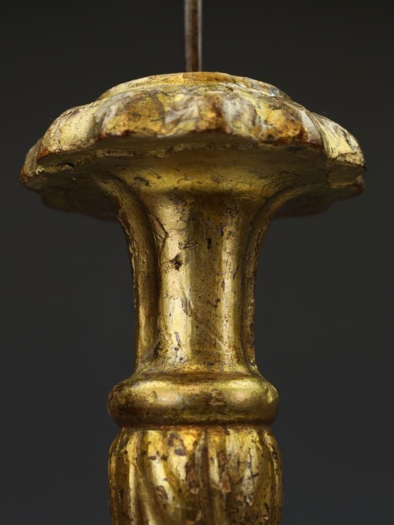 photo furniture A Late 18th Century Italian Neoclassical Giltwood Candlestick