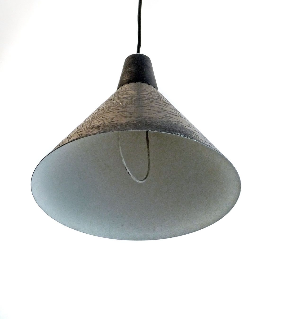 Zwarte Anvia Fifties Vintage Hanglamp photo for sale