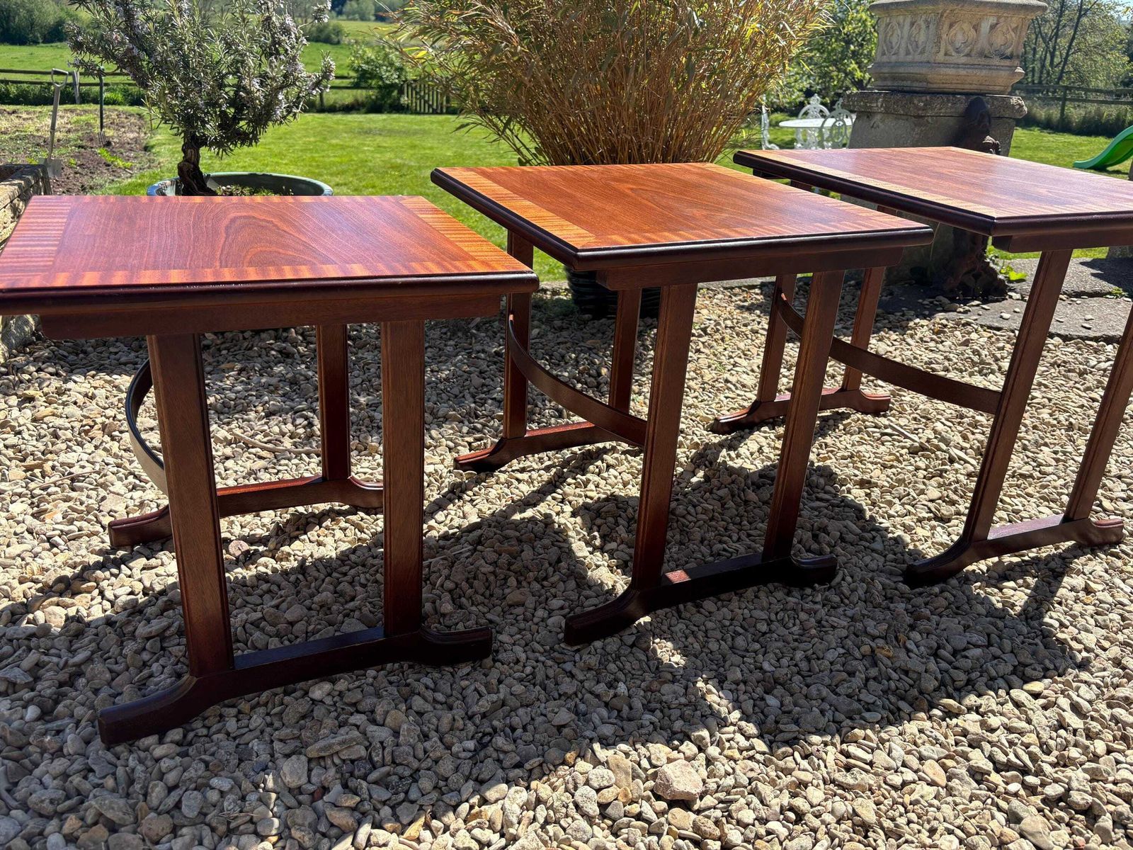Midcentury G Plan Fresco Nest Of Tables With Curved Stretchers 3 Tables Uk photo furniture
