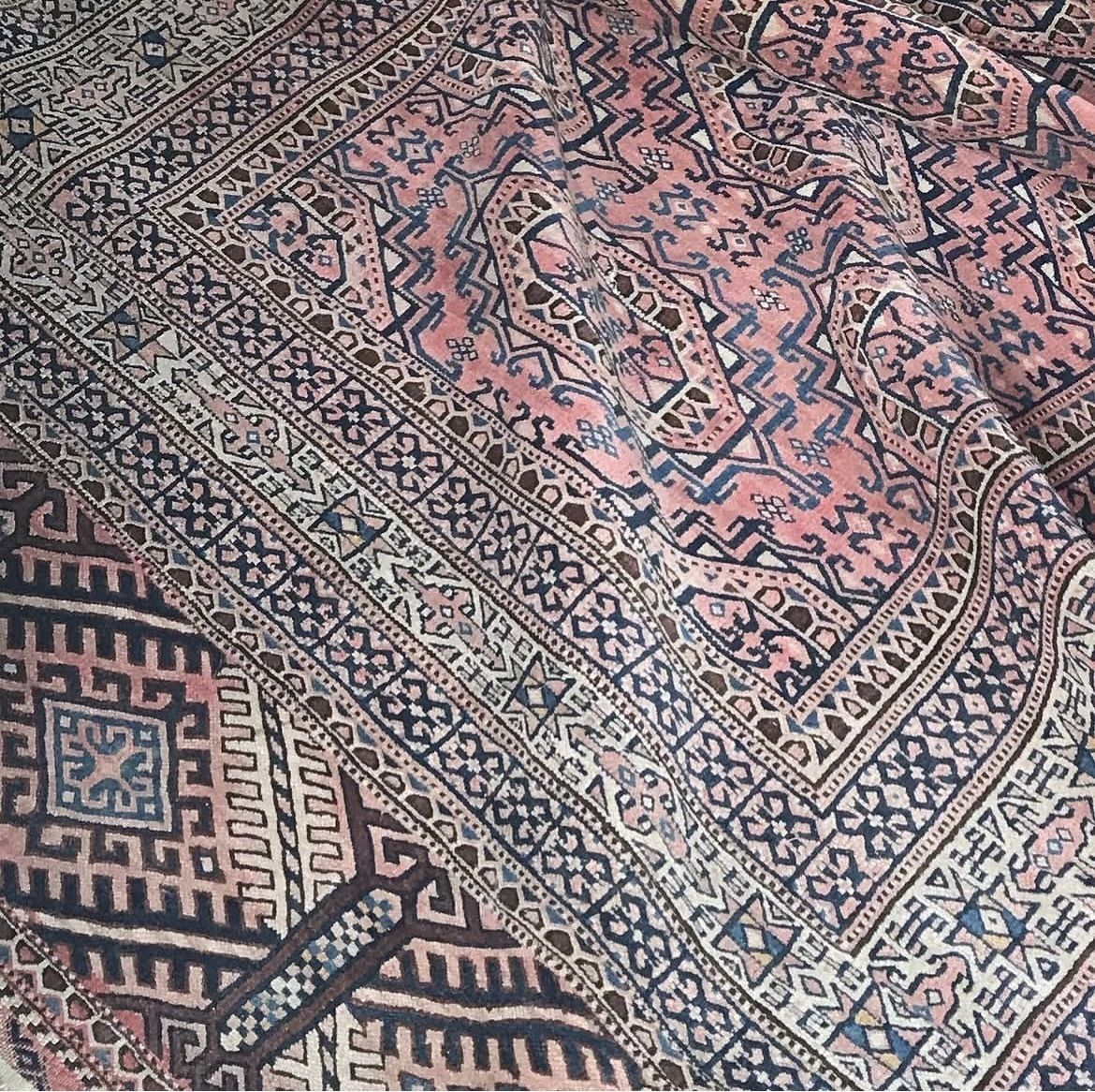 Antique Turkish  Rug 6’ X 4’, Early 20th Century