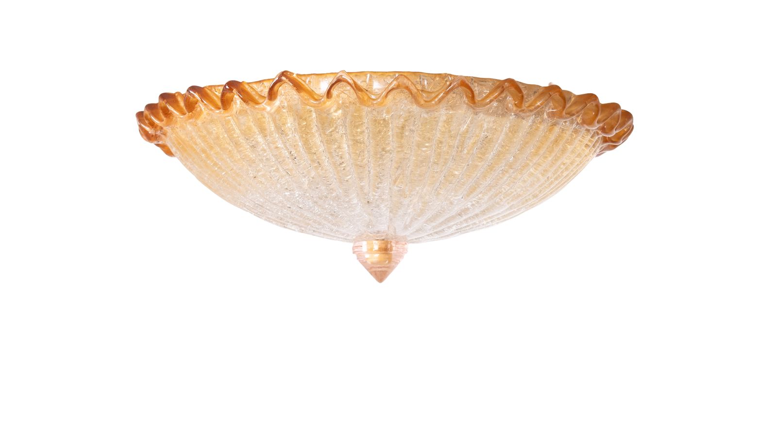 Mid Century Plafondlamp, Toegeschreven Aan Barovier & Toso, Italië photo 1050.0