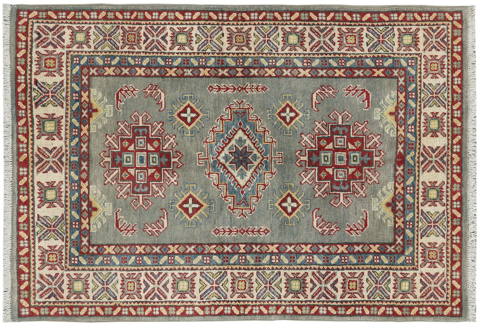 3x5 Light Grey Afghan Chobi Living Room Bedroom Area Rug photo buy