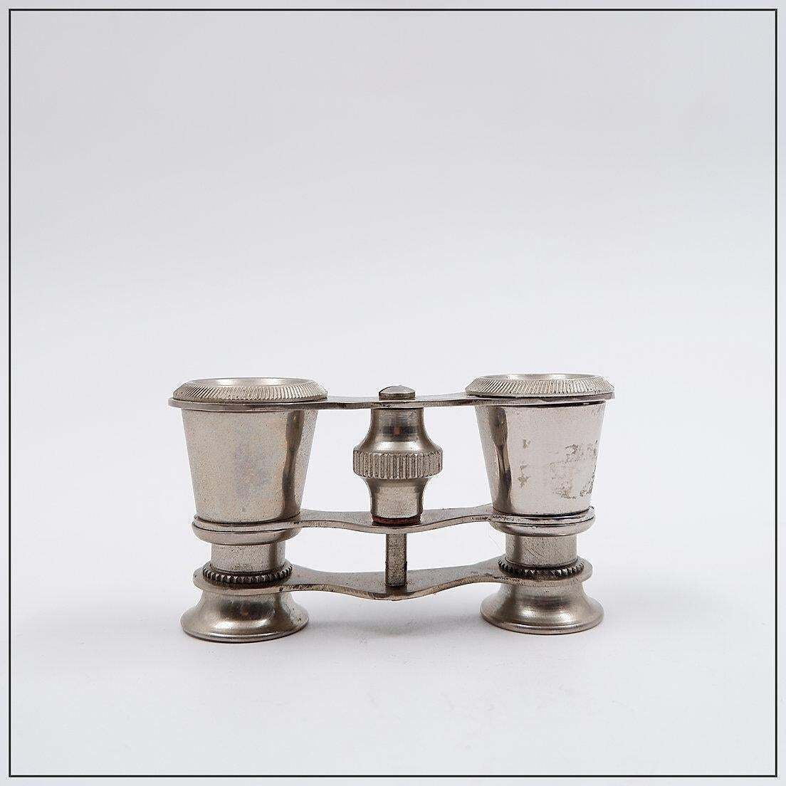 photo for sale Vintage Metal Opera Glasses, Mid Century Modern Style, 20th Century