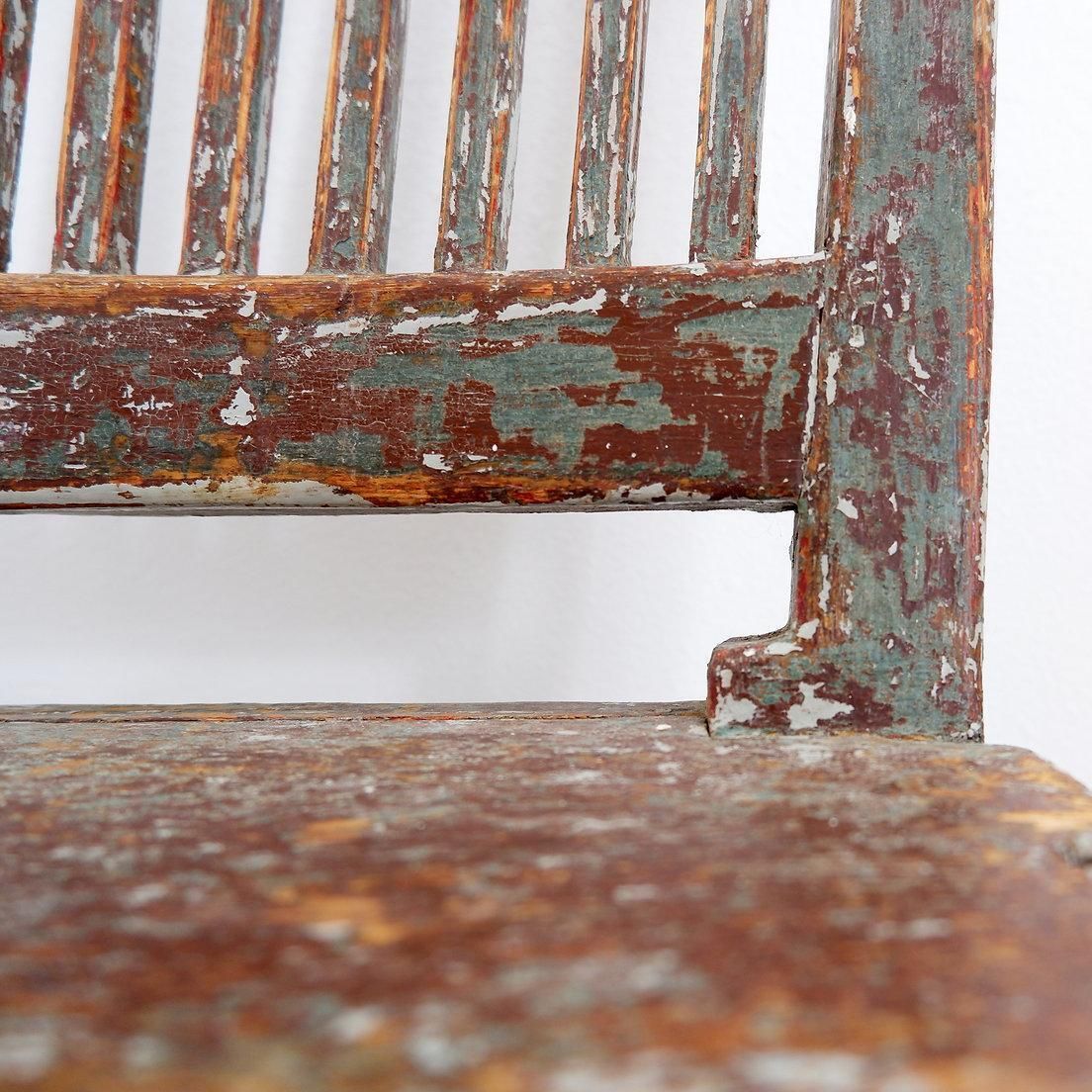 photo for sale Swedish Gustavian Style Side Chair, Wood, Antique Design, 20th Century
