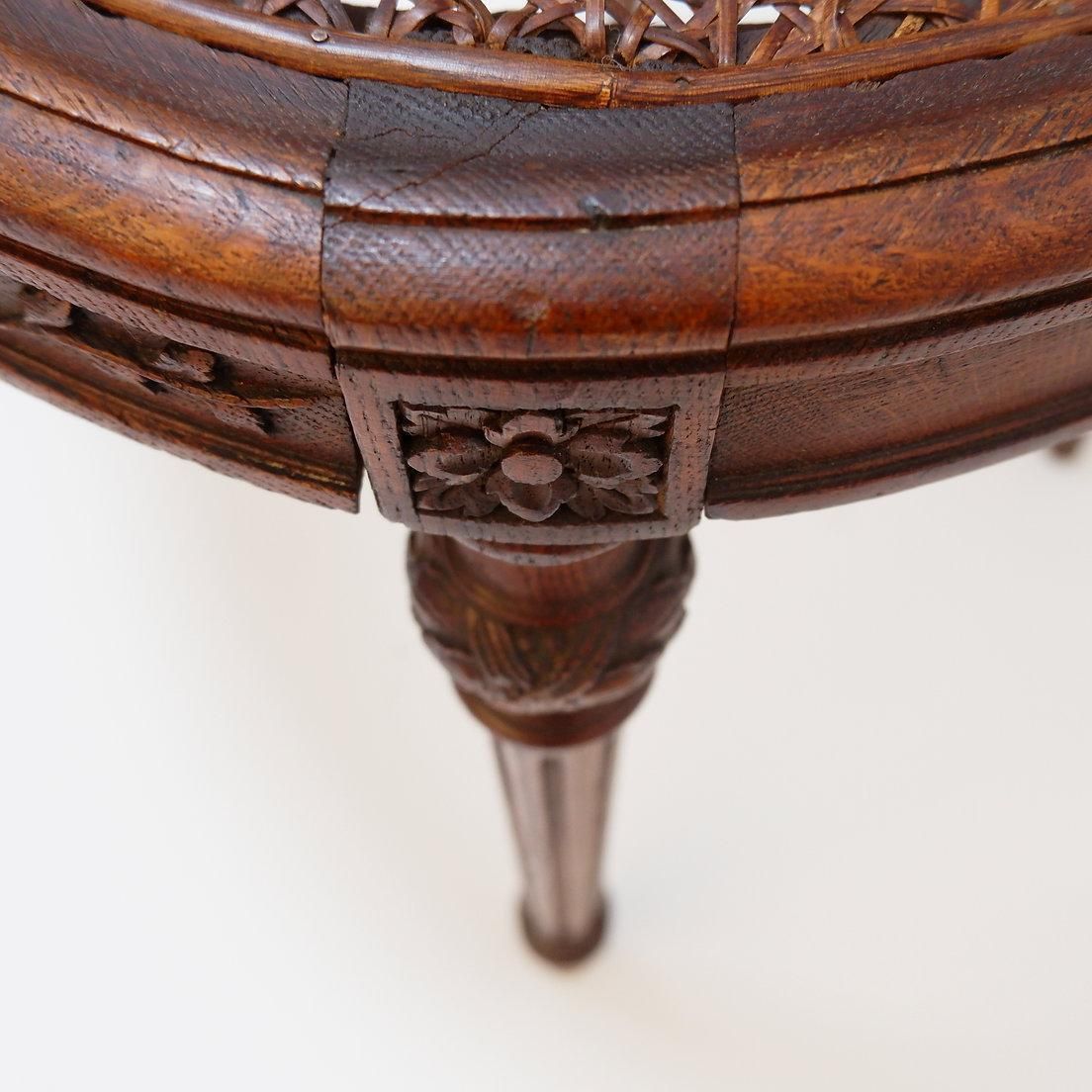 photo for sale Pair Of Mahogany Armchairs, Louis XVI Style – Early 20th Century