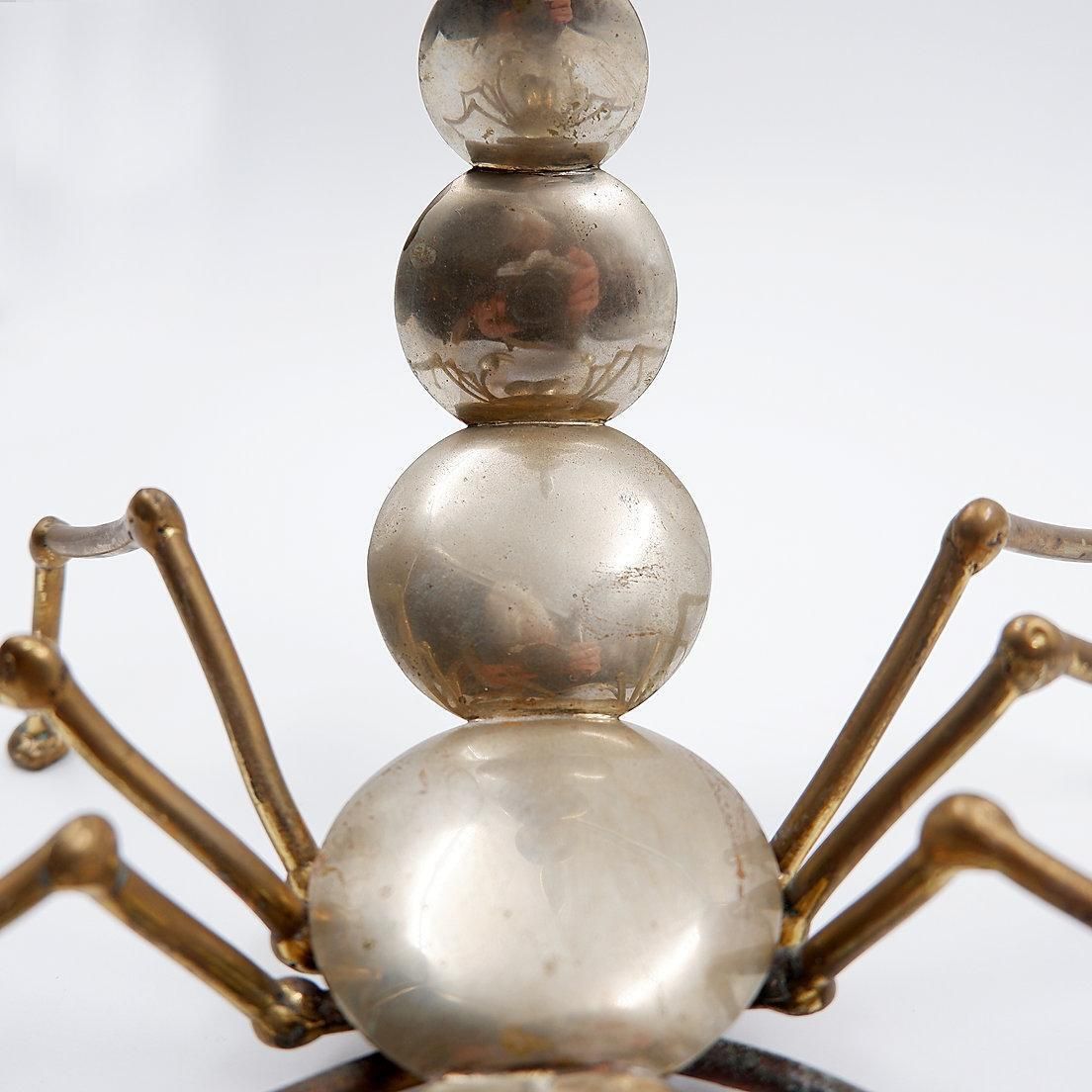 381.0 Brass And Metal Scorpion Sculpture, Mid Century Modern, 1970s, 22x20cm photo