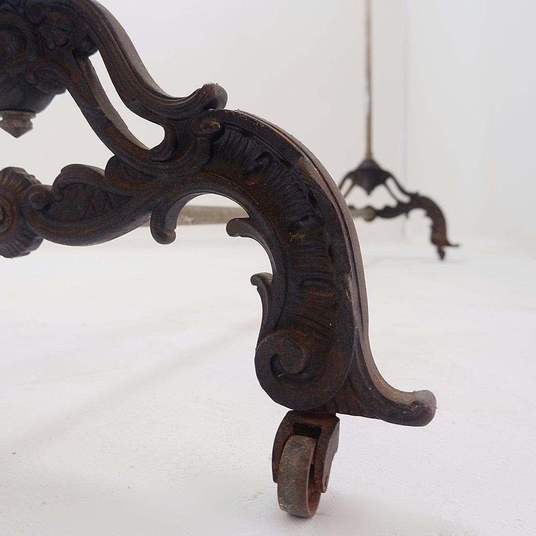 photo for sale Antique English Clothes Rail, Brass & Steel, Late 19th Century, 164cm