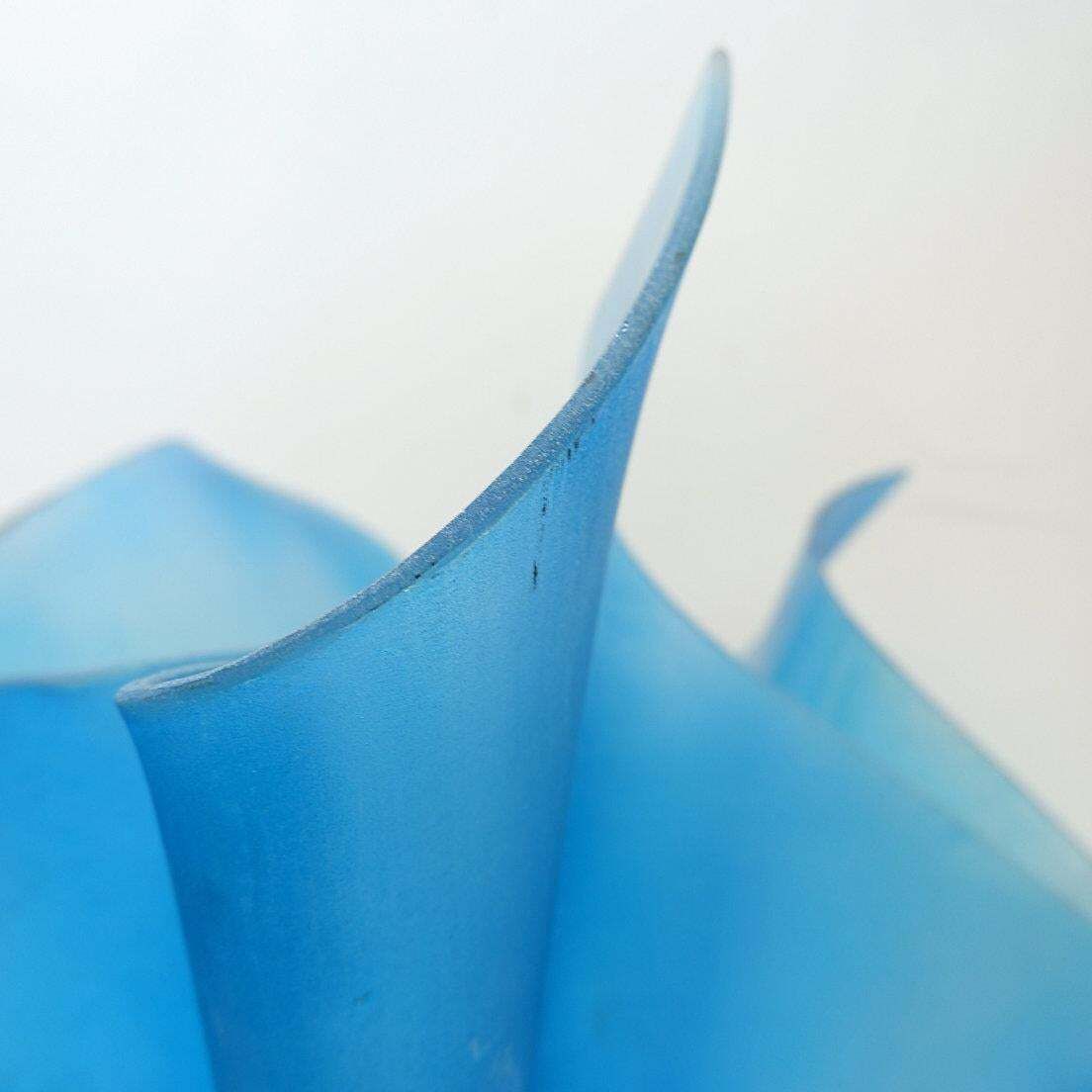 Vintage Glass Handkerchief Planter In Willy Guhl Style, 72cm Diameter photo vintage