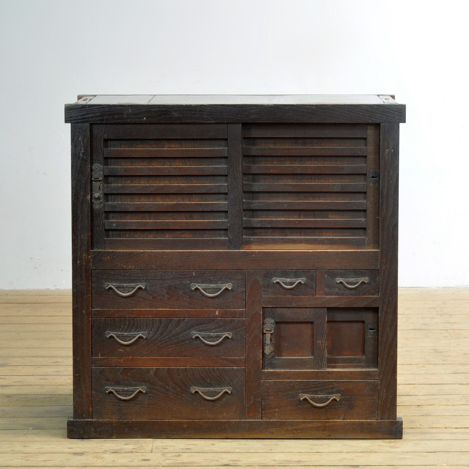 Japanese Tansu Chest Of Drawers, Circa 1900 photo furniture