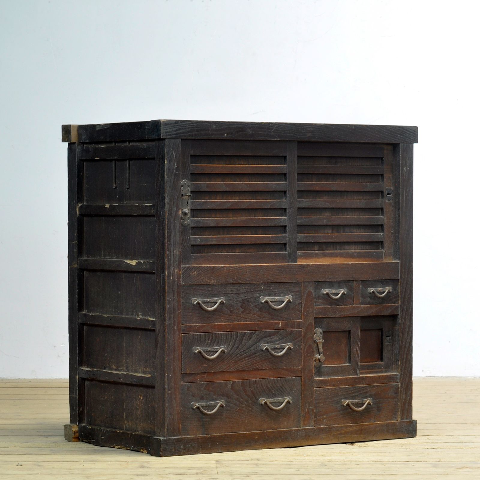 Japanese Tansu Chest Of Drawers, Circa 1900