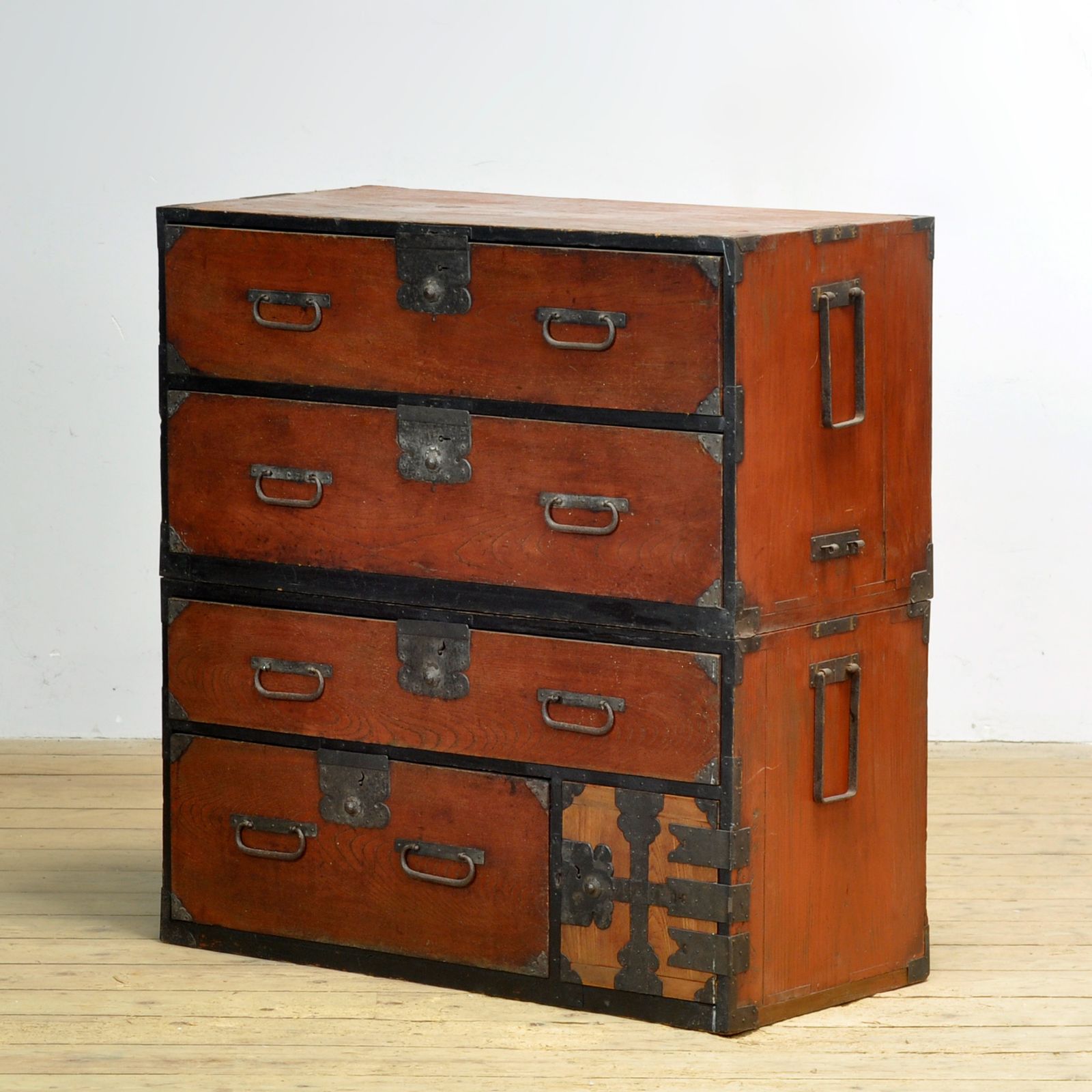 Japanese Tansu Chest Of Drawers, Circa 1870 photo Furniture