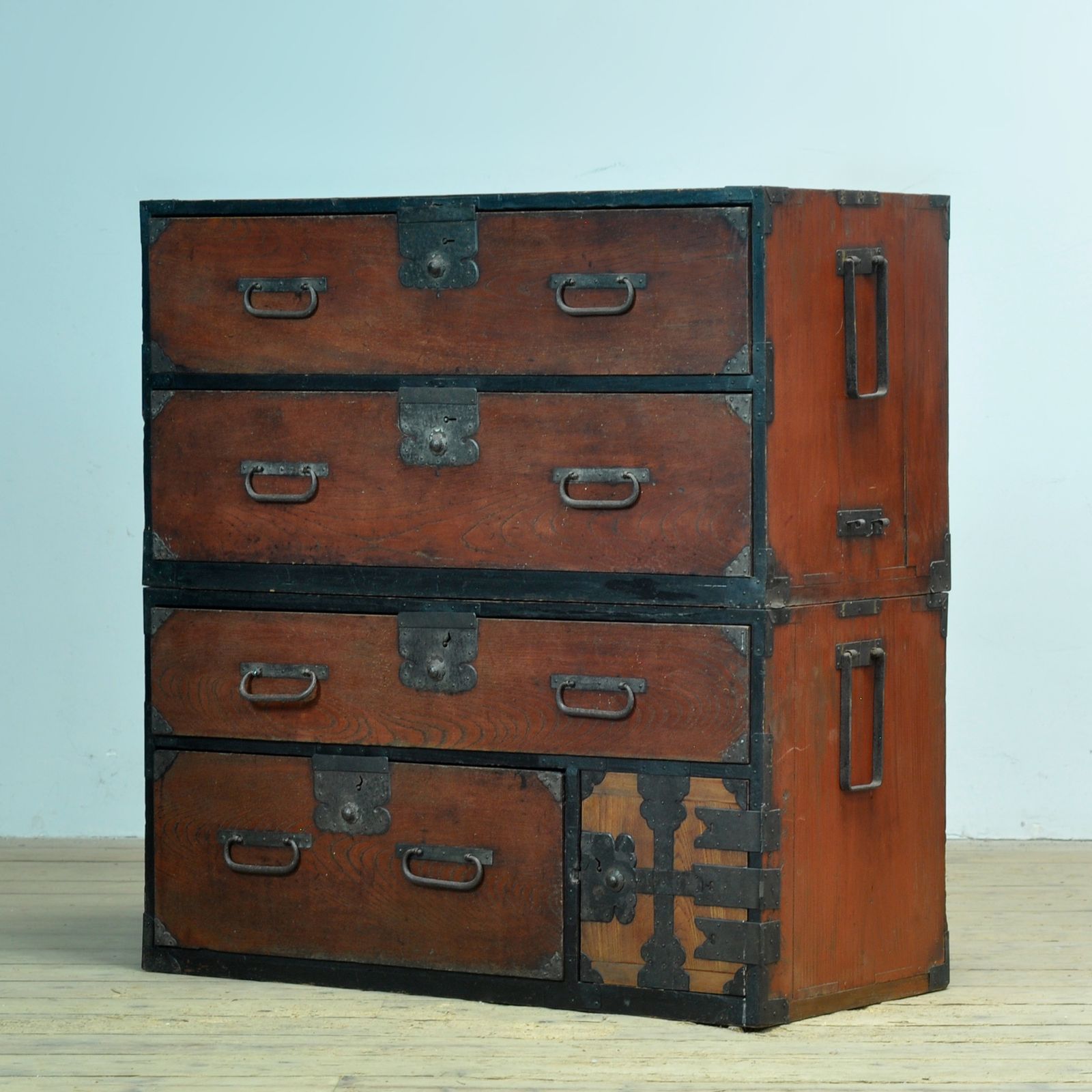 Japanese Tansu Chest Of Drawers, Circa 1870