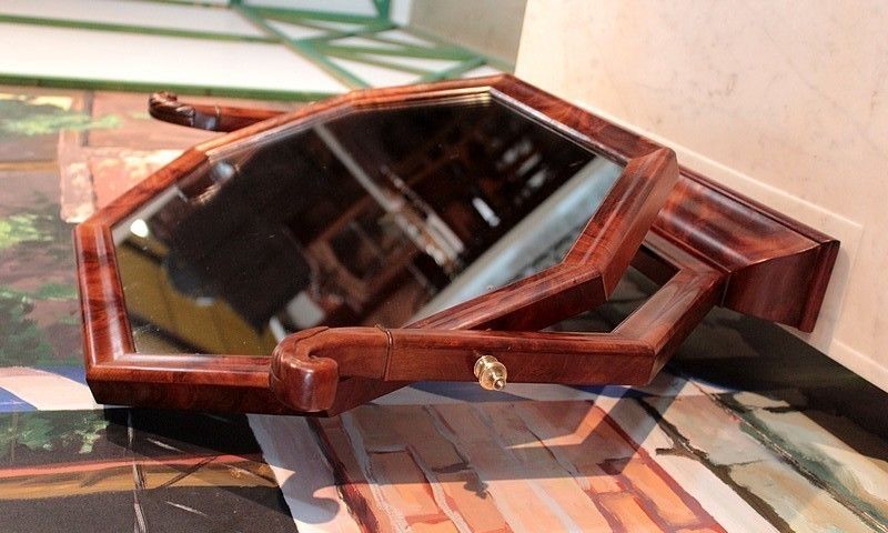 Restoration Console Dressing Table Mahogany 19th photo 2919.02