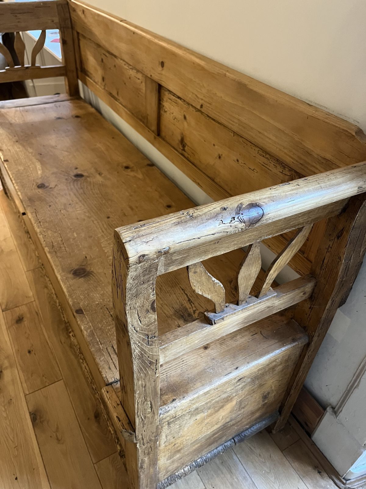 Antique Dutch Bench, 18th Century And Earlier photo furniture