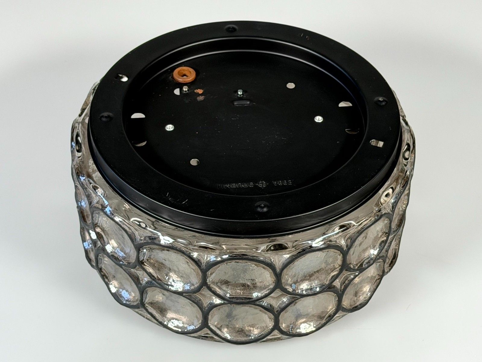photo buy 60s 70s Ceiling Lamp Plafoniere Glashütte Limburg Germany Glass & Metal