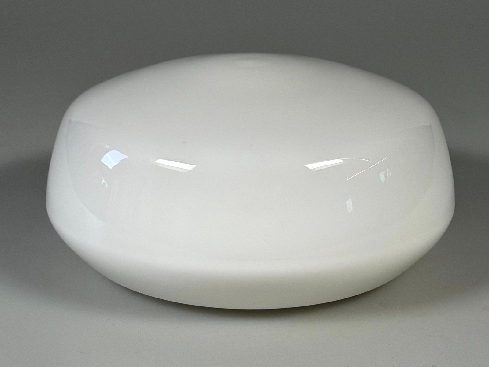 50s 60s Lamp Light Plafoniere Milk Glass Mid Century Glass Design Rzb photo Lighting