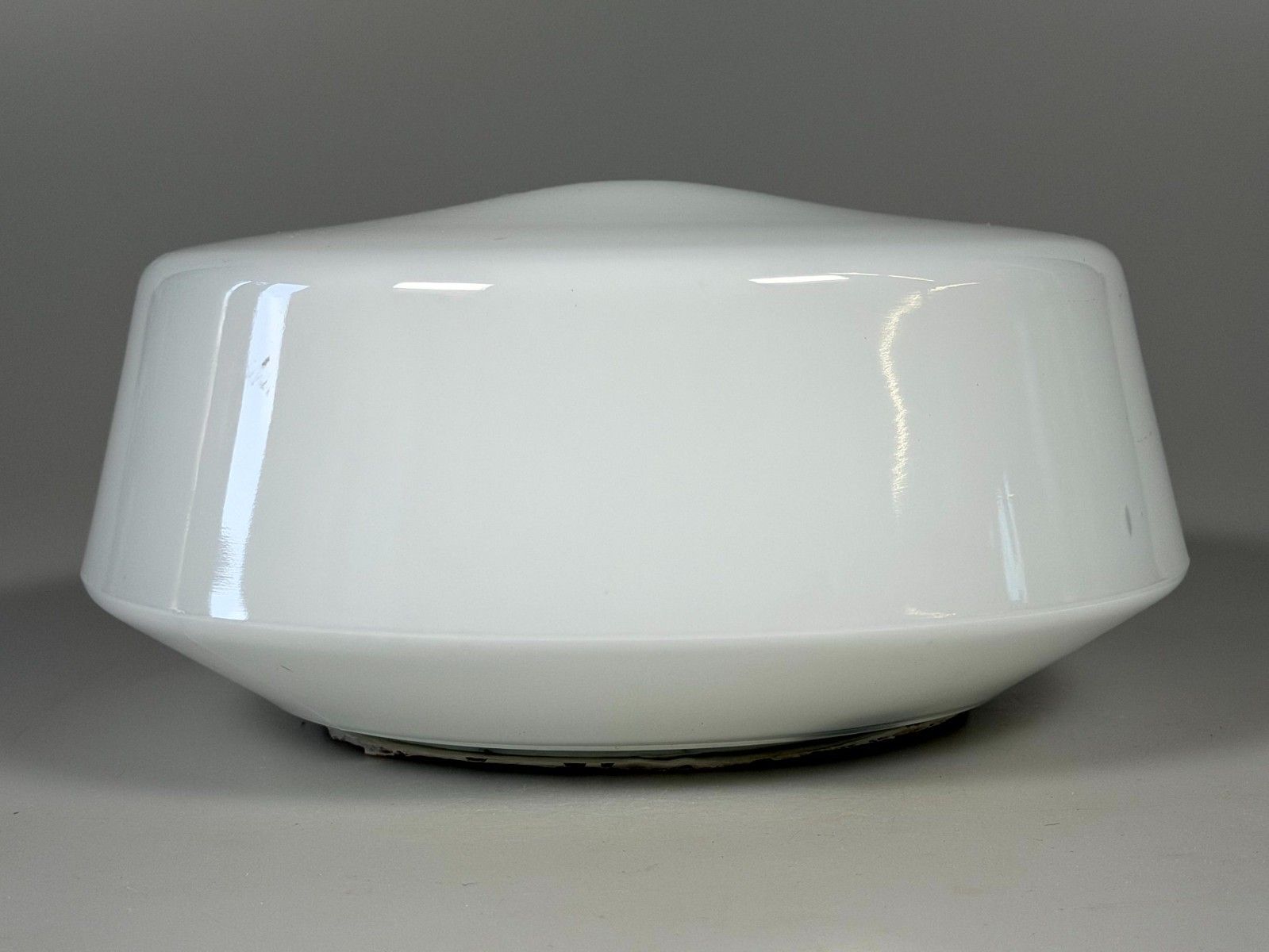 50s 60s Lamp Light Plafoniere Milk Glass Mid Century Glass Design Rzb photo 86.0