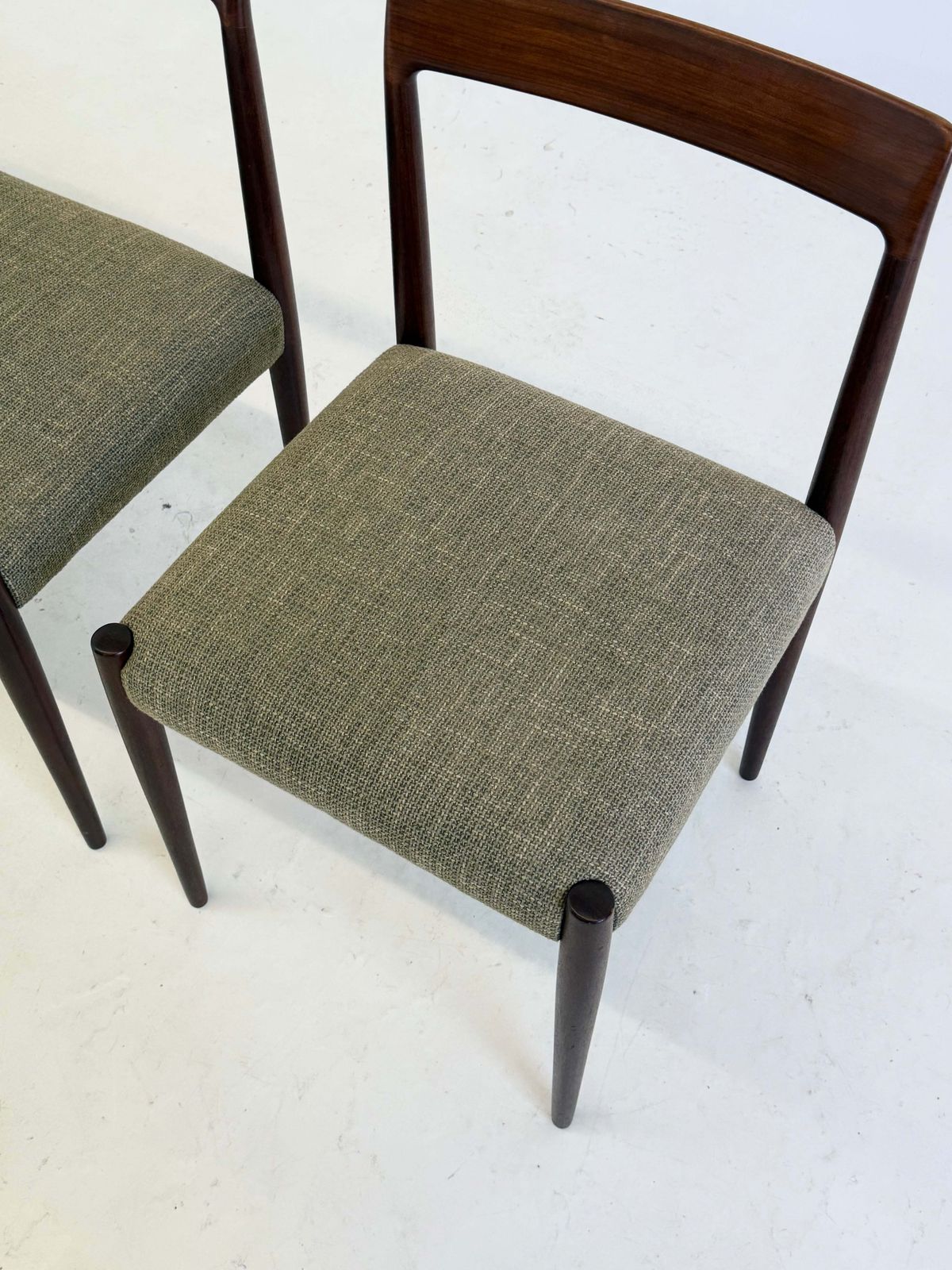 900.0 Set Of 4 Lübke Dining Chairs With Rosewood photo