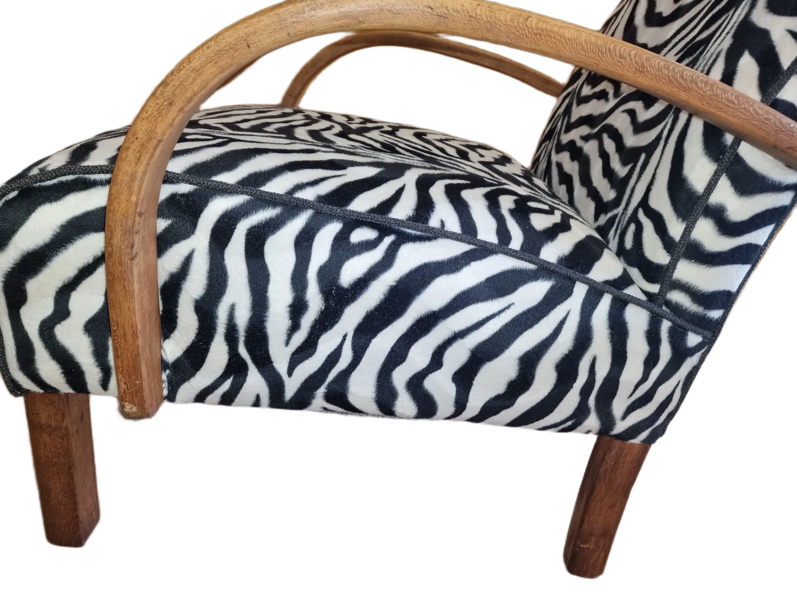 Two Mid Century  Curved Arm Occasional Chairs. photo 980.0