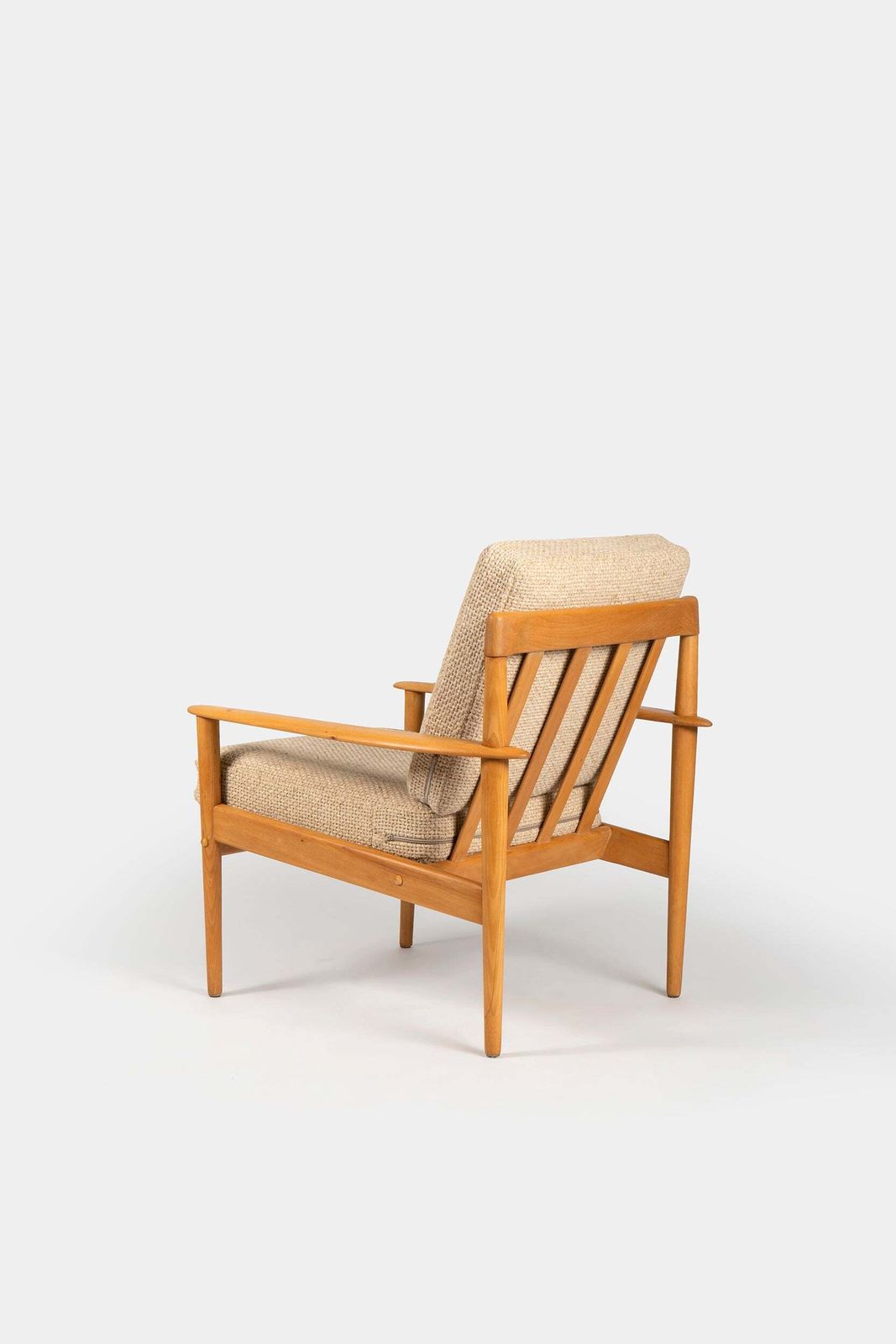 Pair Of Grete Jalk, Pj 56 Lounge Armchairs, Poul Jeppesen, 1960s photo furniture