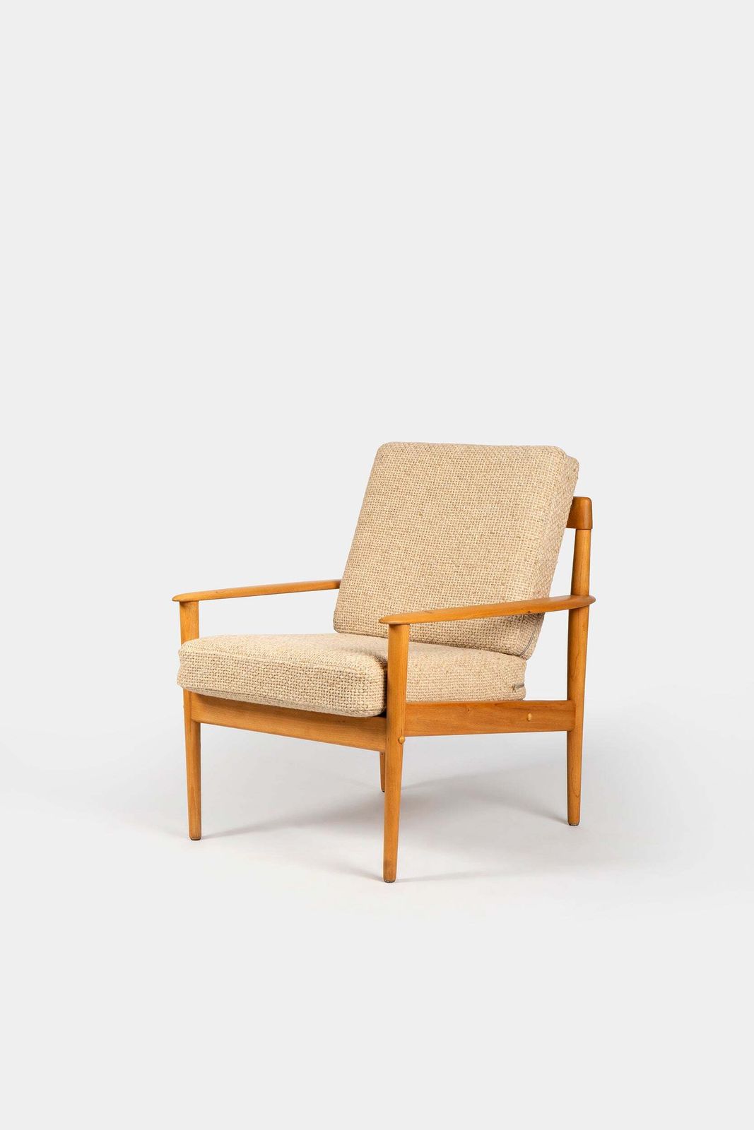 Pair Of Grete Jalk, Pj 56 Lounge Armchairs, Poul Jeppesen, 1960s photo Furniture