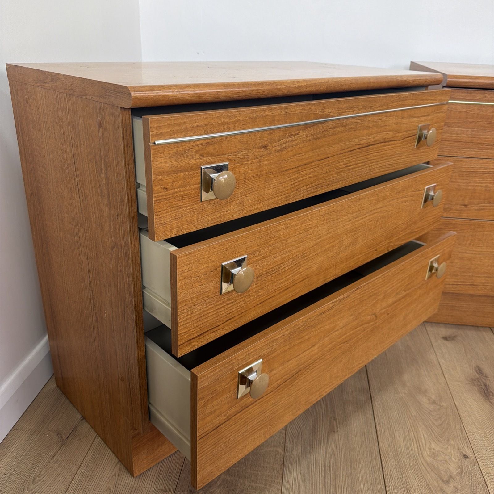 Pair Of Mid Century Schreiber Chests Of Drawers photo for sale