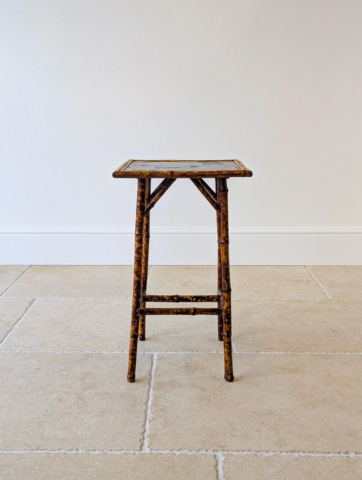 Antique Victorian Bamboo Occasional Table C.1890 photo Furniture