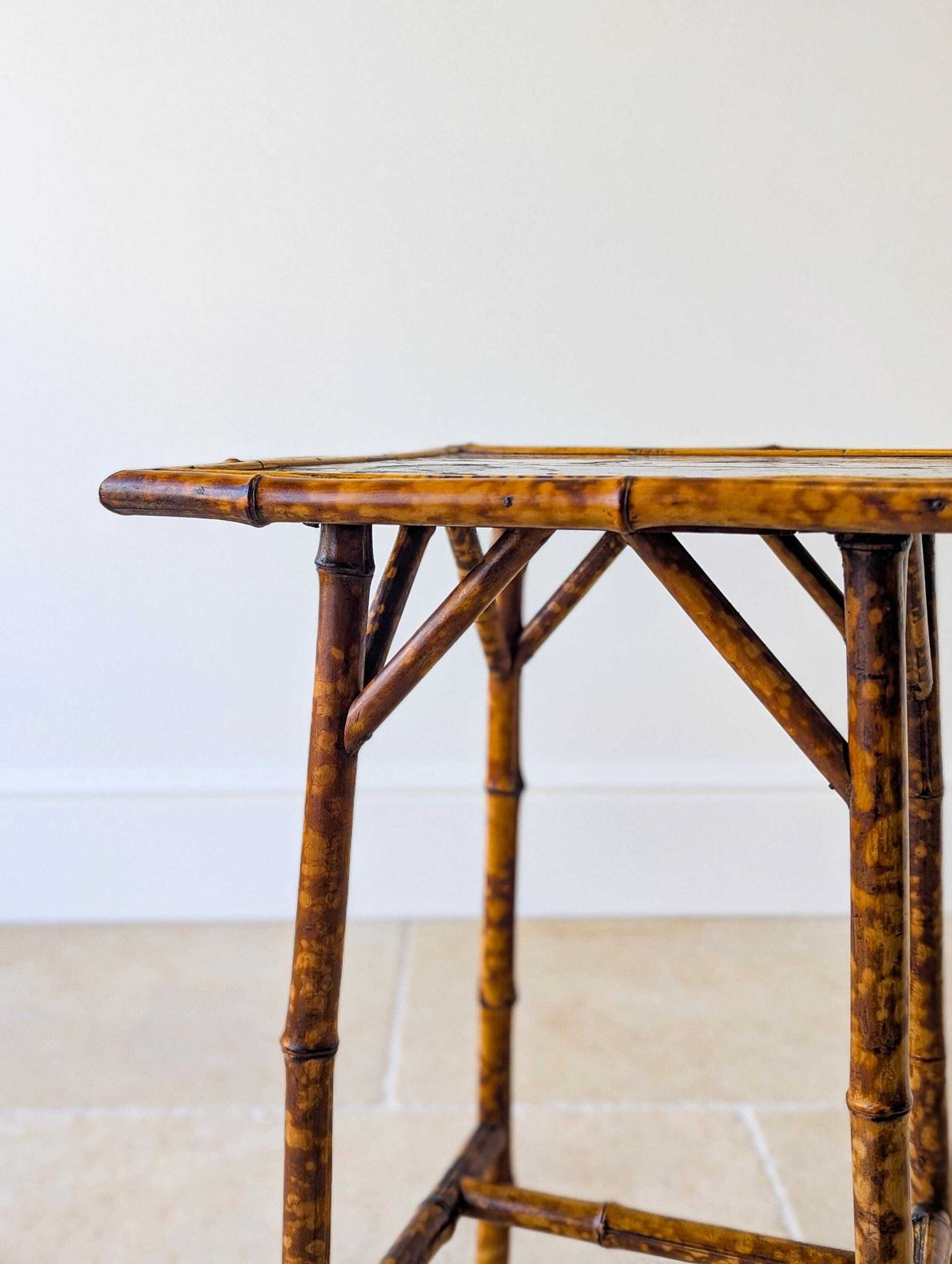 Antique Victorian Bamboo Occasional Table C.1890 photo buy