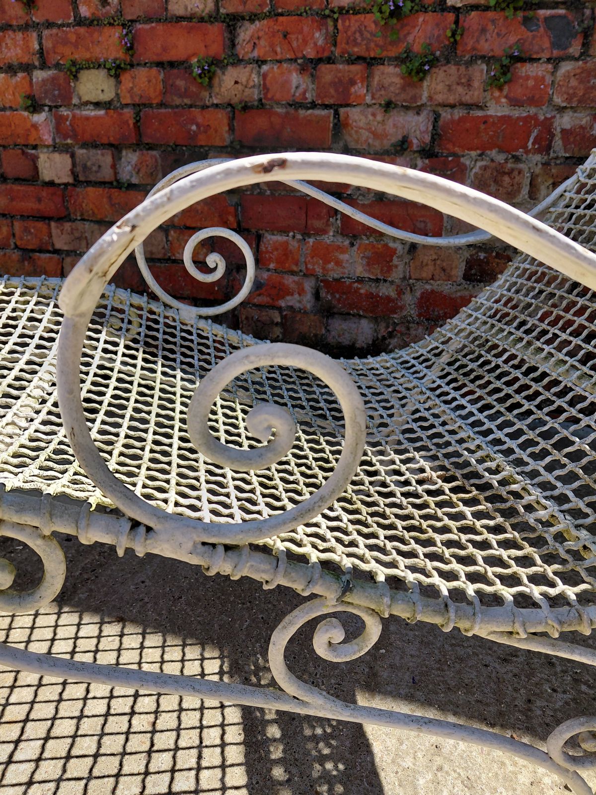 Antique Wirework Sun Lounger, Circa 1920s photo vinterior
