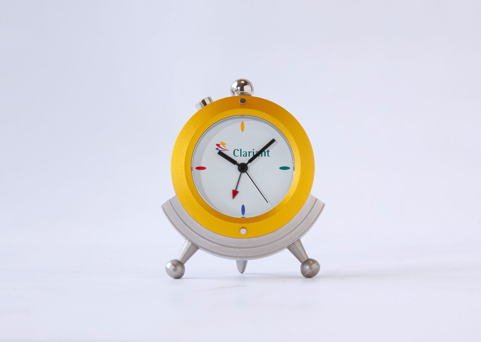 Nos! 2can Clockboy Postmodern Desk Table Alarm Clock Memphis Sottsass Style Pop Yellow New In Box photo furniture