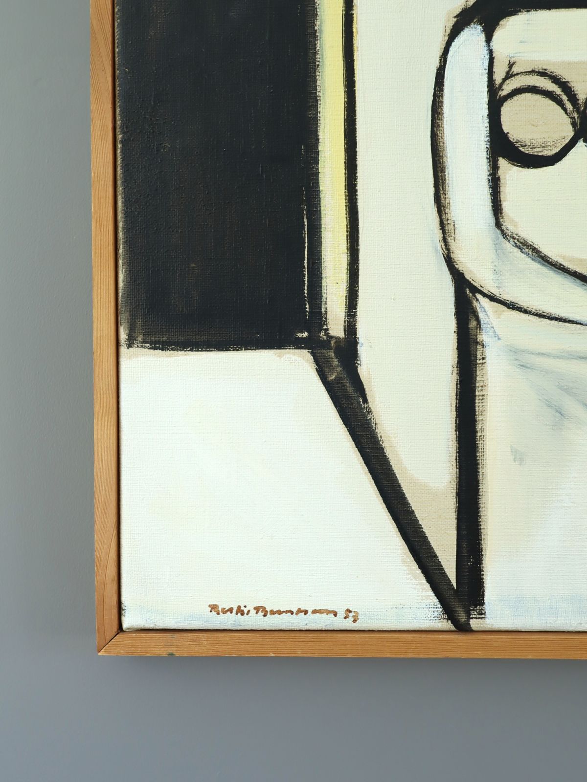 Figure In Constructed Room Oil Painting photo buy