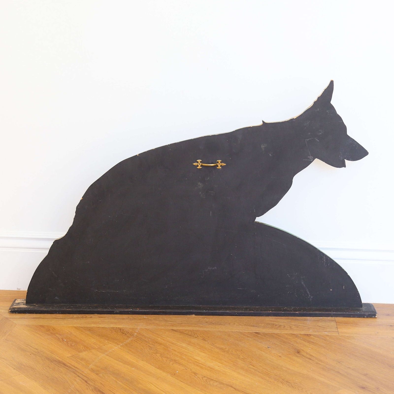 Painted Dummy Board Of An Alsatian/German Shepherd, English, 1970s–1980s photo vintage