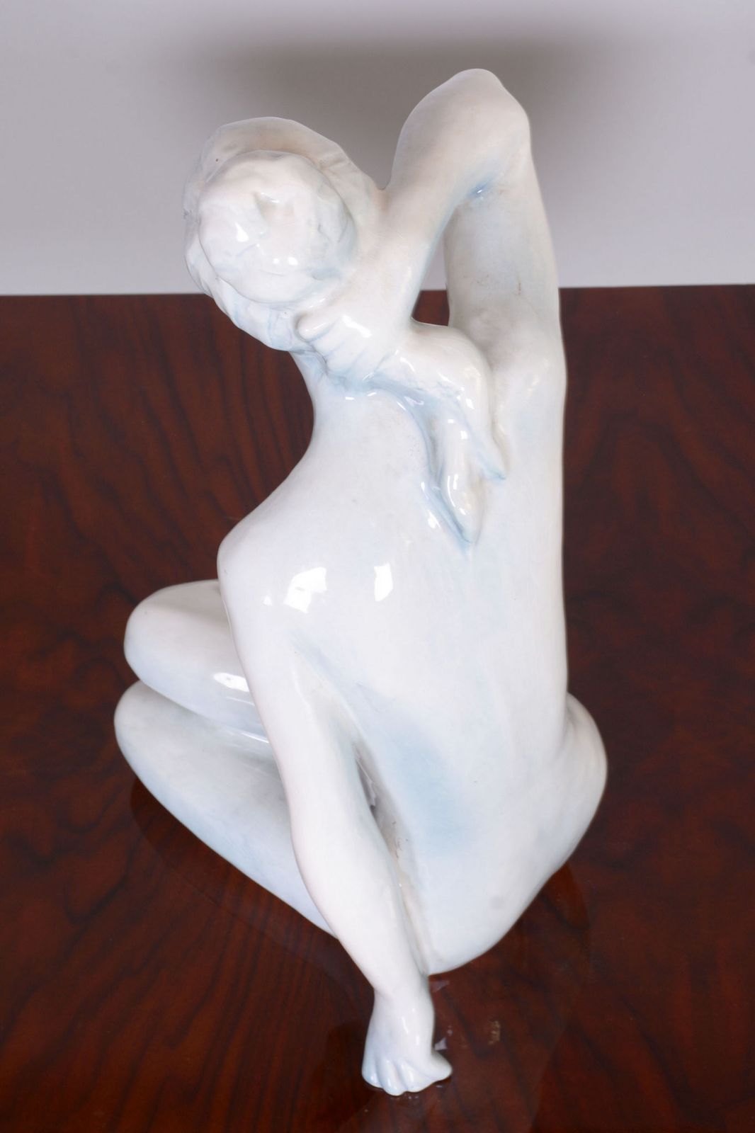 Original Mid Century Sculpture Of Woman, By B. Kokrda, Ceramics, Czech, 1950s photo buy