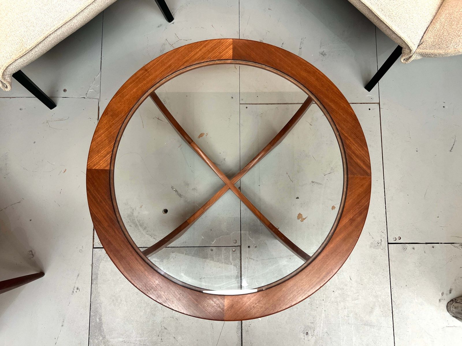 G Plan Astro Teak Coffee Table With Glass Top photo Furniture