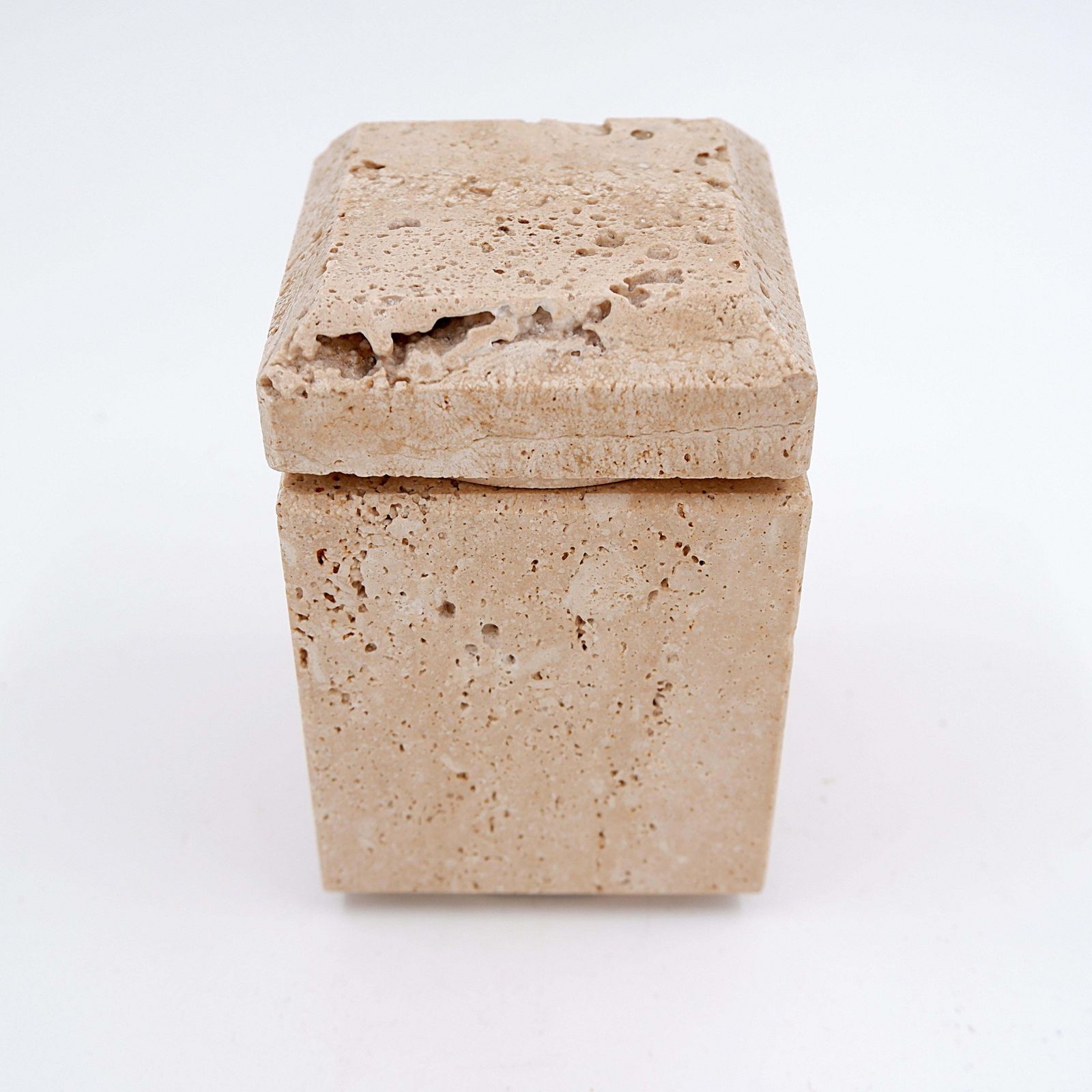Travertine Box, Italian Design From The 60s/70s, Attributed To Cerri Nestor photo 346.0