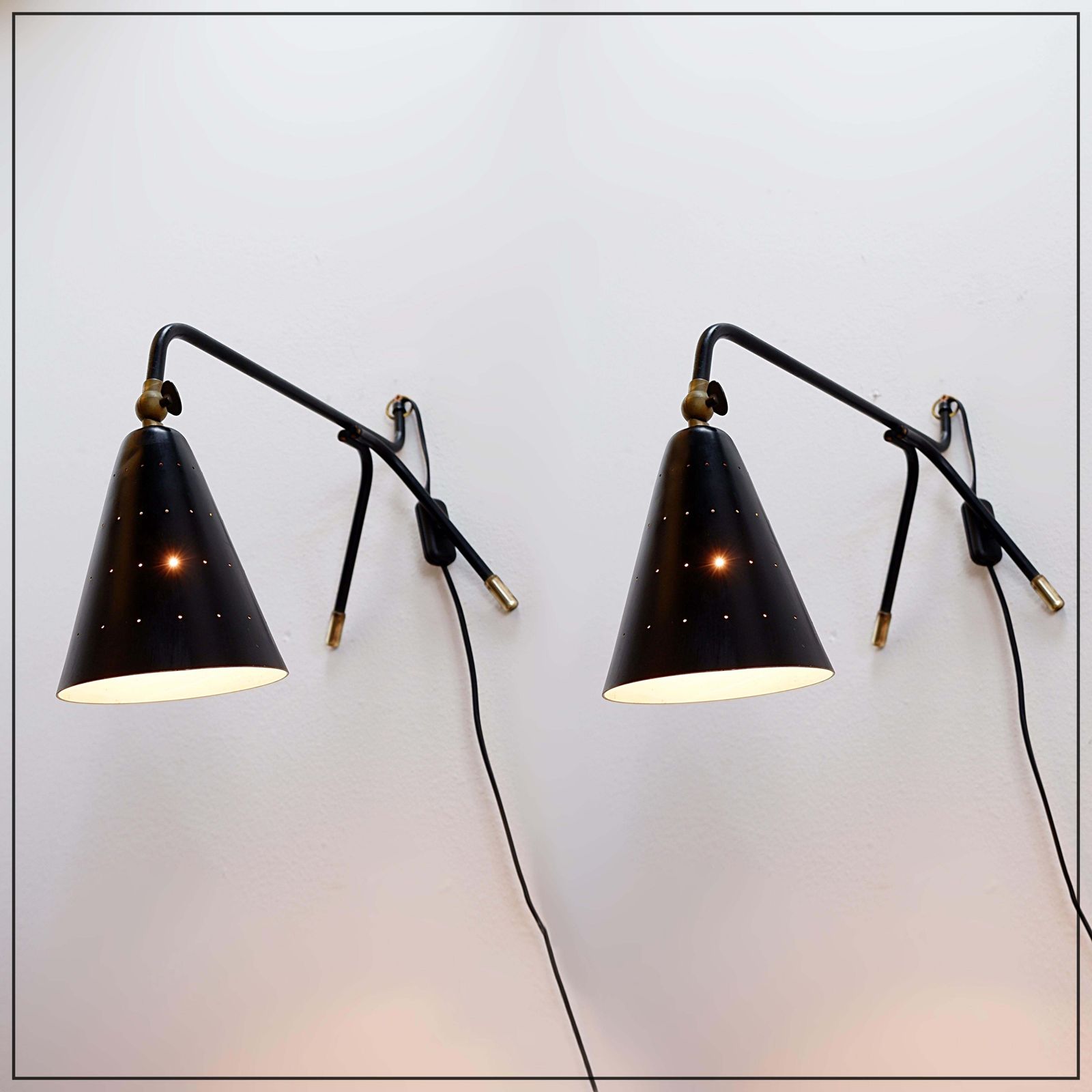 Svend Aage Holm Sørensen Pair Of Lamps Holm Sørensen Edition   1950s photo vinterior