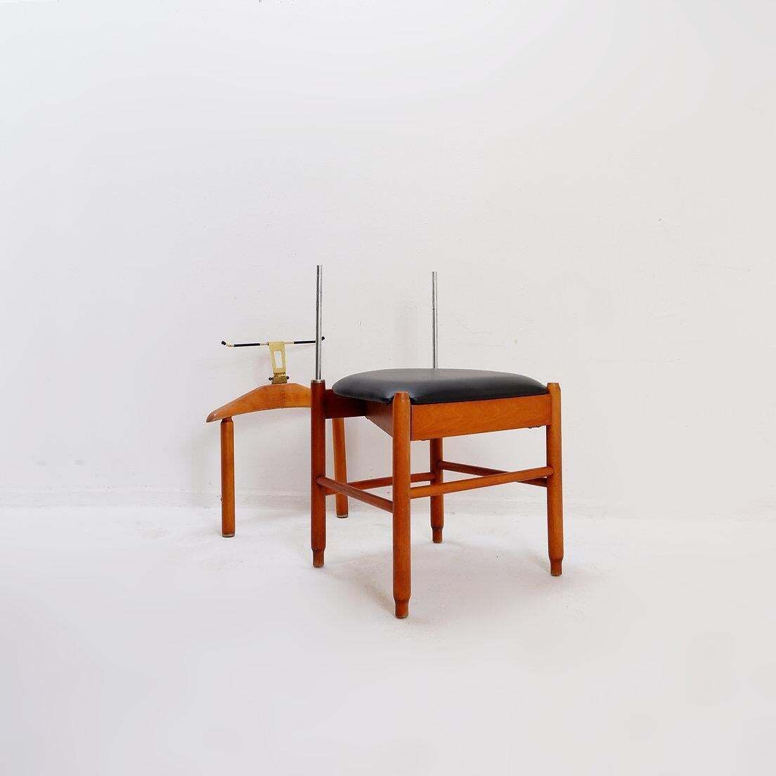 photo furniture Mid Century Modern Teak Clothes Valet Chair By Fratelli Reguitti Italy, 1960s