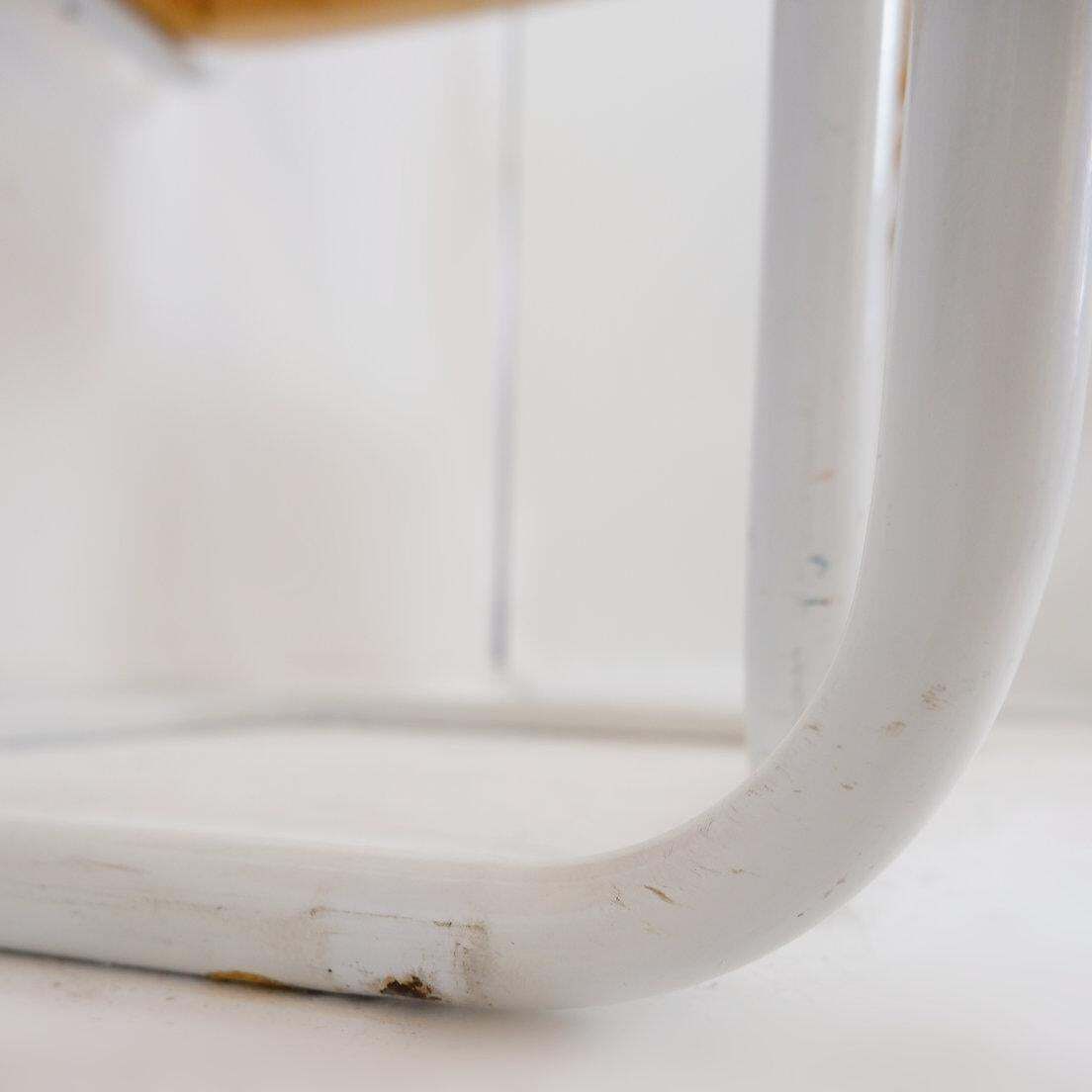 photo vinterior Mid Century Modern Set Of 4 Italian Cane Chairs In The Style Of Marcel Breuer